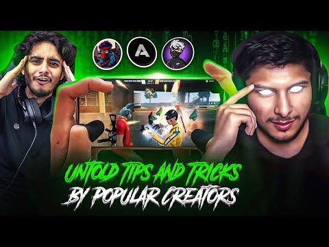 Best Untold Tips & Tricks By Top Free Fire Creators 🌎🔥 | New Aimlock + OneTap Tricks !! [ Part 2 ]