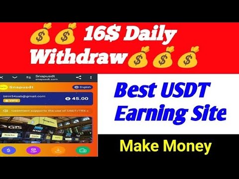 DAILY 2.10 USDT INCOME PLATFORM LAUNCH TODAY #best #usdt #make #free #new #earn #daily #how