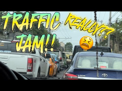 Traffic jam to the airport!! Be prepared in the Philippines 🇵🇭