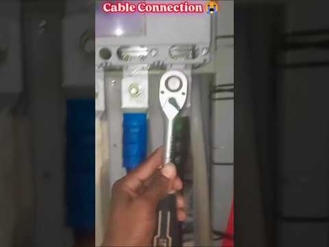 How to Make Breaker Cable Connect 😭 | Proper Cable Connection #shorts