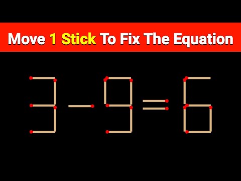 If you are genius solve this || Matchstick puzzle || Ep : 10