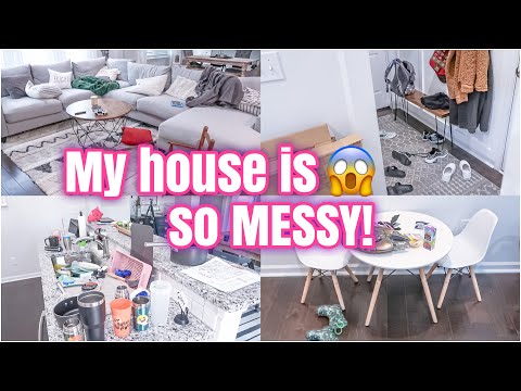 MY HOUSE IS SO MESSY! | COMPLETE DISASTER CLEAN WITH ME | SPEED CLEANING MOTIVATION