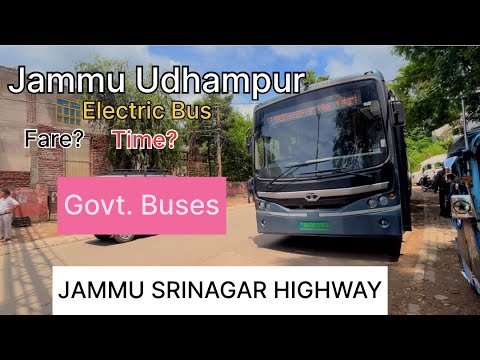 Jammu Srinagar Highway | Jammu Udhampur Journey | Electric Bus | Jammu Kashmir Govt Buses | Ev Buses