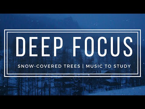 Ambient Relaxing Music for Deep Sleep Meditation & Stress Relief ❄️ - 6 Hours Winterscape Video HD