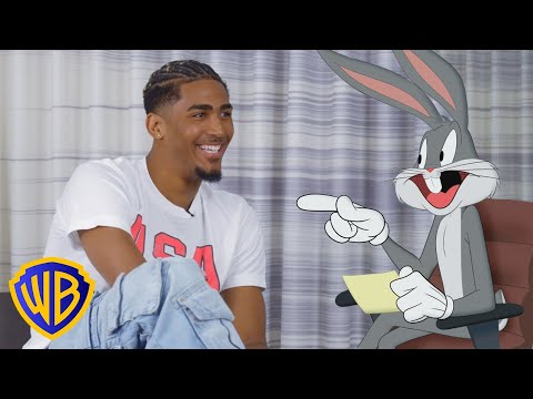 CJ Nickolas 🇺🇸 Athlete Interview | Looney Tunes Presents: Sports Talk with Bugs Bunny | @wbkids