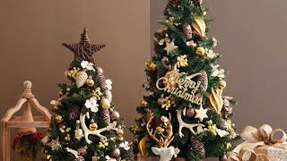 Scandinavian Christmas Trees, Nordic style Christmas Decorating Ideas.