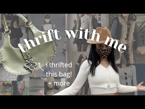 THRIFT WITH ME for my dream wardrobe!!! + try-on haul