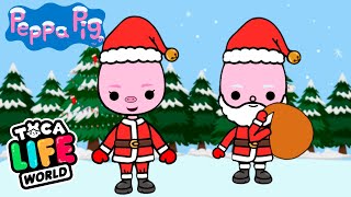 Peppa Pig in Toca Boca | 🎅Santa’s Visit 🎄 | Toca Life World