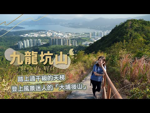 【貝遊香港】大埔的後山「九龍坑山」🏔踏上過千級天梯💪欣賞廣闊迷人的大埔區景色！＊航拍⛰Cloudy Hill