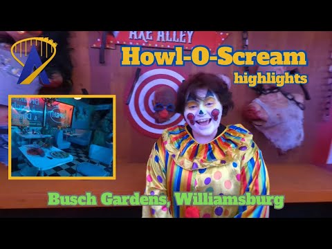 Howl-O-Scream Williamsburg Highlights featuring Clown Town and KILLarney DInEr: Condemned