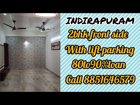 2bhk luxurious flat front side lift parking indirapuram call 8851646579 @home City 🏠