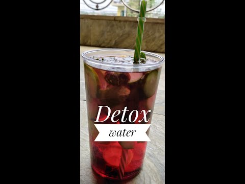 Detox water || weight loss || infused water for clear skin || wanderwithlibra