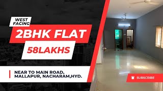 #flatsforsale #fullyfurnishflatforsale #2bhkflatforsale #below60lakhs #mallapur #uppal #hyderabad