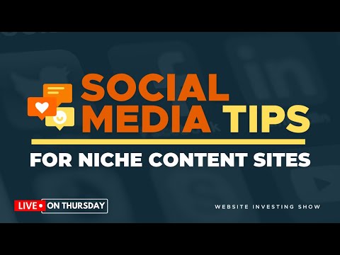 Social Media Tips for Niche Content Sites