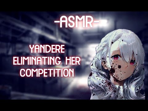 [ASMR] [ROLEPLAY] ♡yandere girl eliminates her rival♡ (binaural/stabbing you)