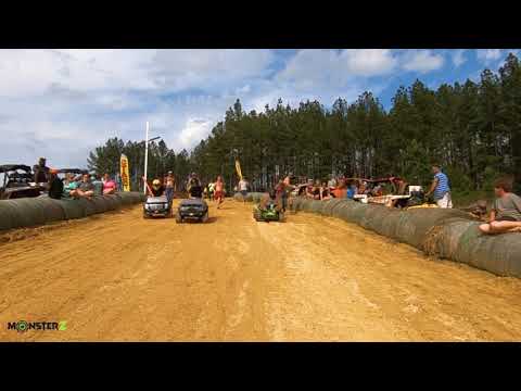 fpv drone of crash n burn Downhill Power Wheels Race crazy wrecks at Boggs & Boulders