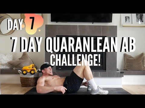 Day 7 | QUARAN-LEAN AB CHALLENGE | 7 MIN AB BLASTER