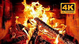 🔥 Fireplace 4K UHD! Fireplace with Crackling Fire Sounds. Fireplace Burning for Home