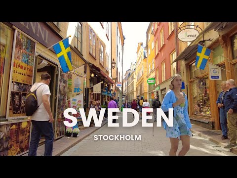 Discover the Magic of Stockholm's Old Town | Gamla Stan🍦🏛️ 🇸🇪 4K Sweden Summer Walk 2023