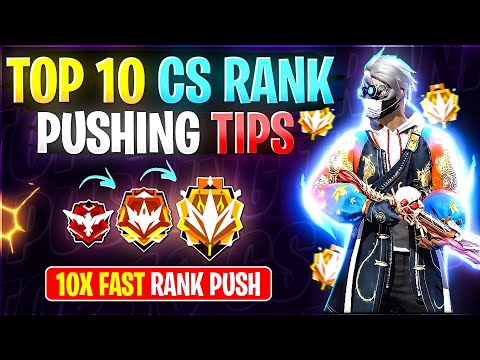 TOP 10 CS RANK PUSH TIPS AND TRICKS | CLASH SQUAD RANK TIPS AND TRICKS | WIN EVERY CS RANK