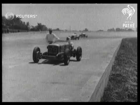 SPORTS: MOTOR RACING: Track record smashed  . Five hundred miles in 4 hours, 46 minutes. '...(1934)