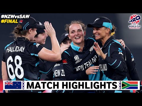 ICC Women's T20 World Cup 2024 | New Zealand vs South Africa | NZW vs SAW Final Match Highlights