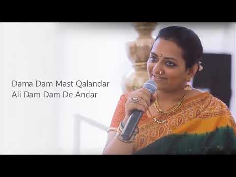 Dama Dam Mast Qalandar - Sing Along With Lyrics - Sung by Bindi