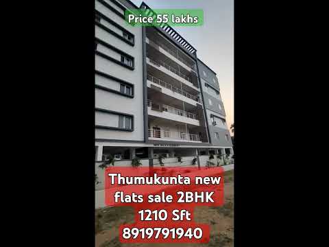 Thumukunta new flats sale 2BHK 1210 Sft 8919791940 #flatsforsale #apartmentforsale #thumukunta #1k