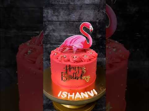 Flamingo Theme cake|customized cake #cakes #trendingvideo #shorts #viral#cakedecorating