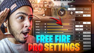 FREE FIRE ( PRO SETTINGS ) 2023 || FREE FIRE HEADSHOT SETTINGS