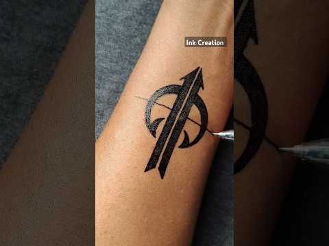 Small & beautiful tattoo idea for boys ....#tattoo #temporarytattoo #asmr #art #shorts #tiktok