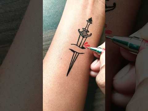 DIY | easy tattoo ideas for men......#tattoo #shorts #viral #trending #art