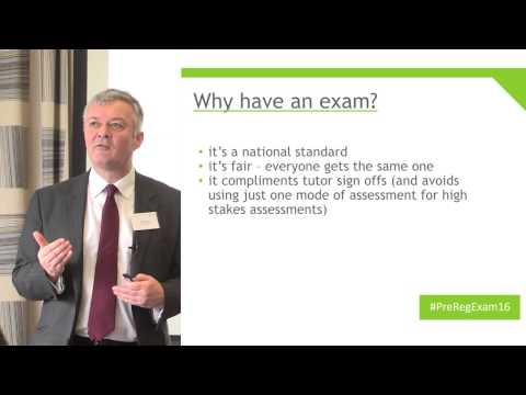 Why have a registration exam?