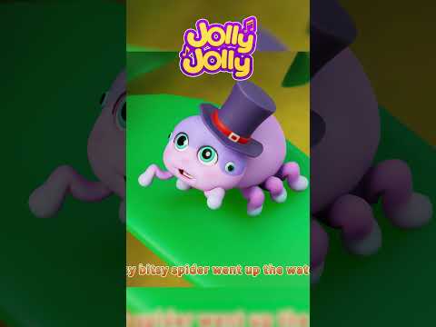 Itsy bitsy spider | Play outdoor | Jolly Jolly - Learn and Play - Nursery Rhymes | Shorts