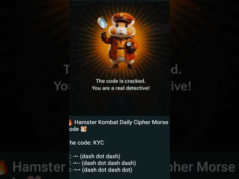 hamster Kombat cipher and combo #combo #cipher #hamsterkombat