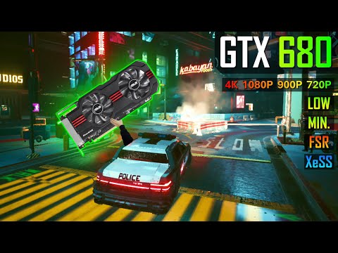 The GTX 680 from 2012 in Cyberpunk 2077...