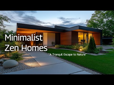 Minimalist Zen Homes: A Tranquil Escape to Nature