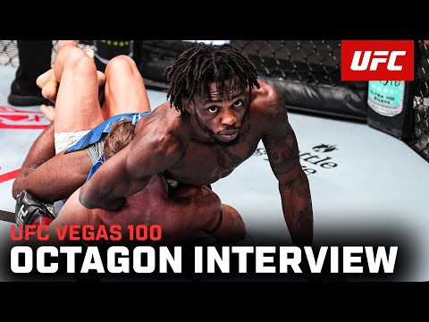 Da'Mon Blackshear Octagon Interview | UFC Vegas 100