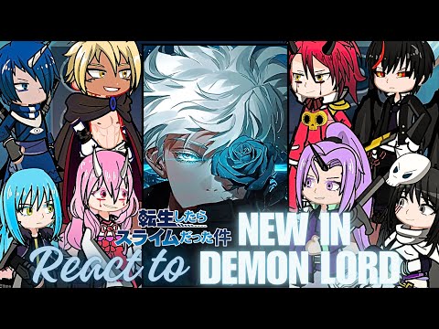 Rimuru Tempest react to gojo satoru as demon lord | jujutsukaisen | Gacha life 2 | slime | itadori