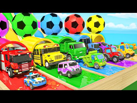 Johny Johny Yes Papa - wheels on the bus soccer ball - Baby Nursery Rhymes & Kids Songs