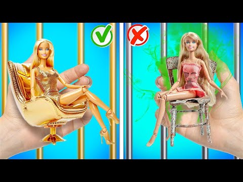 I Adopted A Doll! Extreme Barbie Makeover In Jail! *Best Gadgets For Doll Makeover* by Gotcha! Viral