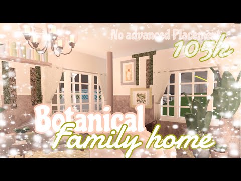 Botanical 2 Story Family Home 🌳| Bloxburg Build | Luminto