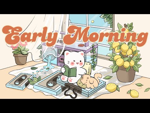 Early Morning Coffee Lofi ☀️1 Hr Song ☕lofi chill【Cute lofi music mix】 🥞 study/aesthetic/chill 🍂