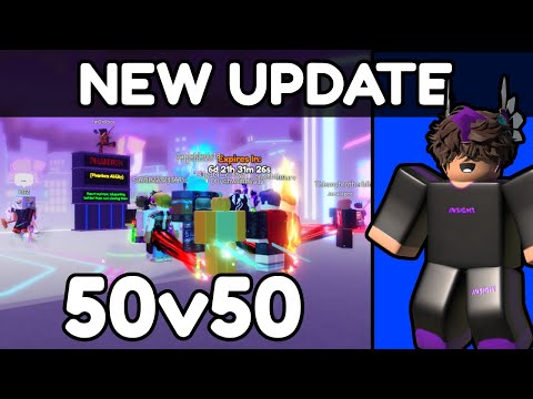 *NEW* 50v50 LIMITED TIME GAMEMODE UPDATE! (Roblox Blade Ball)