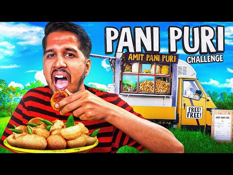 PANI PURI CHALLENGE GOES WRONG 🥵 60 गोलगप्पे खा गया 😨