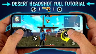 Desert Eagle Headshot Full Tutorial 😈 [ Handcam ] New Headshot Setting + Trick Free Fire "