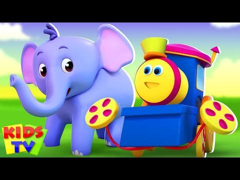 Ek Mota Hathi Jhoom Ke Chala, एक मोटा हाथी, Bob the Train Hindi Rhymes for Children