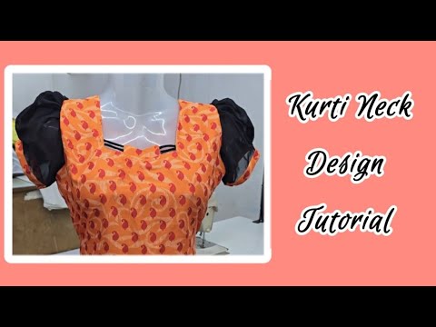 Easy and simple kurtis neck design Tutorial. @jyosvasthralaya