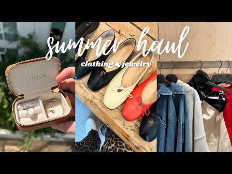 🛍️ SUMMER HAUL | Linjer jewelry review, Aritzia clientele, Steve Madden, Mango, Olend Bags & more