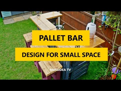 60+ Cool Pallet Bar Design Ideas for Small Space 2017